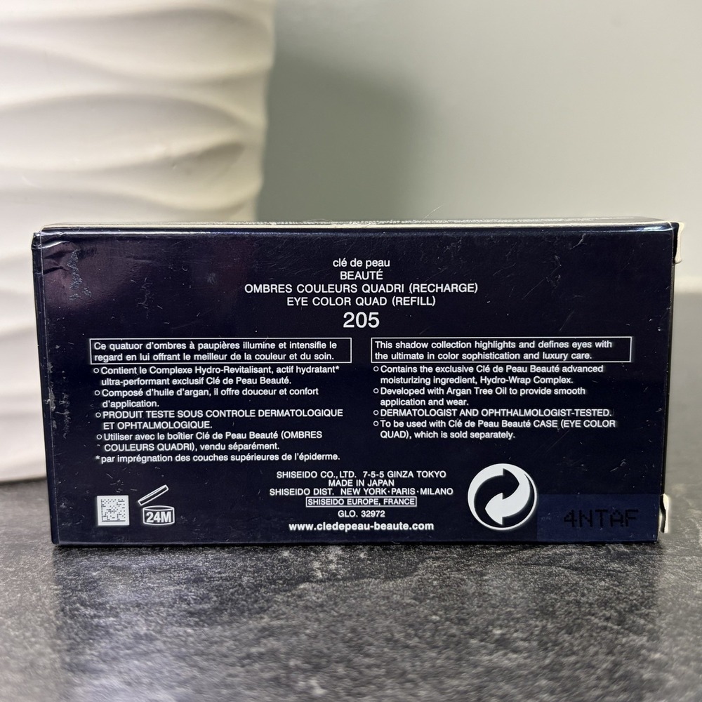 NEW Cle De Peau Shimmer Eye‎ Color Quad Refill Eyeshadow 205 - Picture 5 of 8